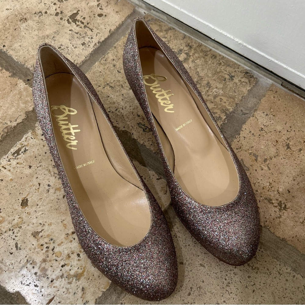Butter Sparkly Heels